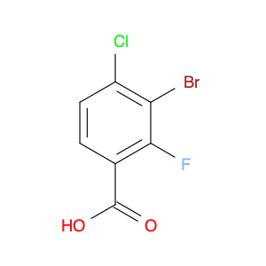 3-Bromo-4-chloro-2-fluoro-benzoic acid