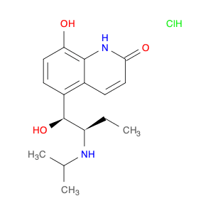 8-Hydroxy-5-((1S,2R)-1-hydroxy-2-(isopropylamino)butyl)quinolin-2(1H)-one hydrochloride