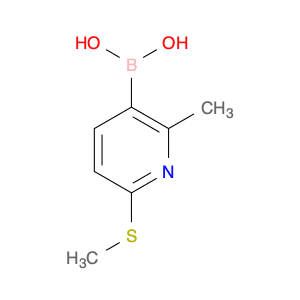 (2-Methyl-6-(methylthio)pyridin-3-yl)boronic acid