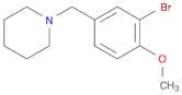 1-[(3-Bromo-4-methoxy-phenyl)methyl]piperidine