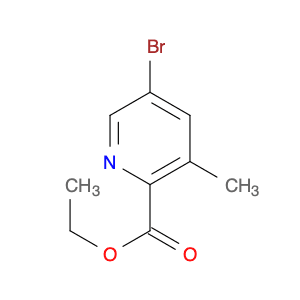 2-Pyridinecarboxylic acid, 5-bromo-3-methyl-, ethyl ester