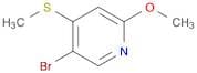 5-Bromo-2-methoxy-4-(methylthio)pyridine