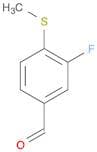 Benzaldehyde, 3-fluoro-4-(methylthio)-