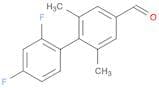2',4'-difluoro-2,6-dimethyl-[1,1'-biphenyl]-4-carbaldehyde