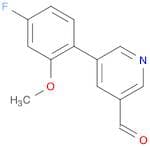 5-(4-Fluoro-2-methoxy-phenyl)pyridine-3-carbaldehyde