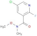5-Chloro-2-fluoro-N-methoxy-N-methyl-3-pyridinecarboxamide