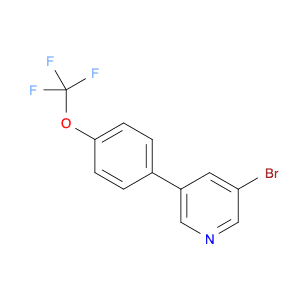 3-Bromo-5-(4-(trifluoromethoxy)phenyl)pyridine