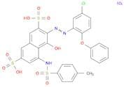 2,7-Naphthalenedisulfonic acid,3-[(5-chloro-2-phenoxyphenyl)azo]-4-hydroxy-5-[[(4-methylphenyl)sul…