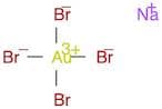 Aurate(1-), tetrabromo-, sodium (1:1), (SP-4-1)-