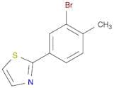 2-(3-Bromo-4-methylphenyl)-1,3-thiazole