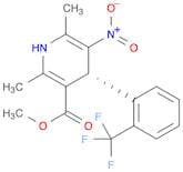 3-Pyridinecarboxylic acid,1,4-dihydro-2,6-dimethyl-5-nitro-4-[2-(trifluoromethyl)phenyl]-, methyle…