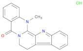 8,14-dihydro-14-methyl-indolo[2',3':3,4]pyrido[2,1-b]quinazolin-5(7H)-one,monohydrochloride