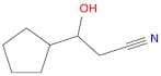 3-Cyclopentyl-3-hydroxypropanenitrile