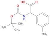 2-{[(tert-butoxy)carbonyl]amino}-2-(3-methylphenyl)acetic acid