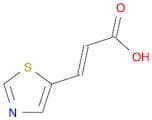 (2E)-3-(1,3-thiazol-5-yl)prop-2-enoic acid, E