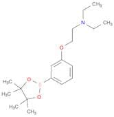 diethyl({2-[3-(tetramethyl-1,3,2-dioxaborolan-2-yl)phenoxy]ethyl})amine