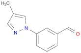 3-(4-Methyl-1H-pyrazol-1-yl)benzaldehyde