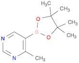 4-methyl-5-(tetramethyl-1,3,2-dioxaborolan-2-yl)pyrimidine