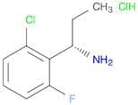 (1S)-1-(2-CHLORO-6-FLUOROPHENYL)PROPAN-1-AMINE HYDROCHLORIDE
