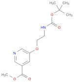 methyl 5-(2-{[(tert-butoxy)carbonyl]amino}ethoxy)pyridine-3-carboxylate