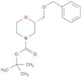 4-Morpholinecarboxylic acid, 2-[(phenylmethoxy)methyl]-,1,1-dimethylethyl ester, (2S)-