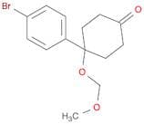 4-(4-bromophenyl)-4-(methoxymethoxy)cyclohexanone