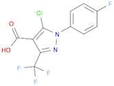 5-chloro-3-(trifluoromethyl)-1-(4-fluorophenyl)-1H-pyrazole-4-carboxylic acid