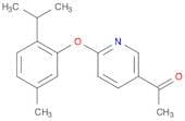 1-{6-[5-methyl-2-(propan-2-yl)phenoxy]pyridin-3-yl}ethan-1-one