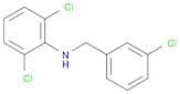 2,6-dichloro-N-[(3-chlorophenyl)methyl]aniline