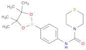 N-[4-(4,4,5,5-tetramethyl-1,3,2-dioxaborolan-2-yl)phenyl]thiomorpholine-4-carboxamide