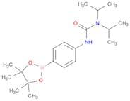 3,3-bis(propan-2-yl)-1-[4-(4,4,5,5-tetramethyl-1,3,2-dioxaborolan-2-yl)phenyl]urea