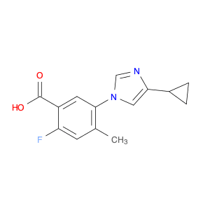 5-(4-Cyclopropyl-1H-Imidazol-1-Yl)-2-Fluoro-4-Methylbenzoic Acid