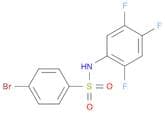 4-Bromo-N-(2,4,5-trifluorophenyl)benzenesulfonamide