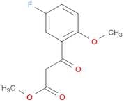 Methyl 5'-fluoro-2'-methoxybenzoylacetate