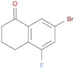 1(2H)-Naphthalenone, 7-bromo-5-fluoro-3,4-dihydro-