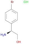 (2S)-2-Amino-2-(4-bromophenyl)ethan-1-ol HCl
