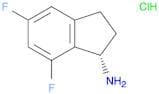 (1S)-5,7-difluoro-2,3-dihydro-1h-inden-1-amine hydrochloride