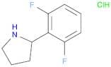 2-(2,6-Difluorophenyl)pyrrolidine hydrochloride