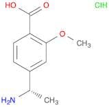 4-((1S)-1-aminoethyl)-2-methoxybenzoic acid hydrochloride