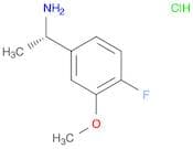 (1S)-1-(4-Fluoro-3-methoxyphenyl)ethylamine-hcl