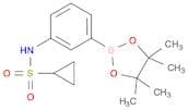 Cyclopropanesulfonam​ide, N-​[3-​(4,​4,​5,​5-​tetramethyl-​1,​3,​2-​dioxaborolan-​2-​yl)​phenyl]​-