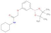 N-cyclohexyl-2-(3-(4,4,5,5-tetramethyl-1,3,2-dioxaborolan-2-yl)phenoxy)acetamide