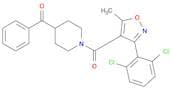(4-Benzoylpiperidin-1-yl)(3-(2,6-dichlorophenyl)-5-methylisoxazol-4-yl)methanone