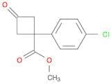 Methyl 1-(4-chlorophenyl)-3-oxocyclobutane-1-carboxylate
