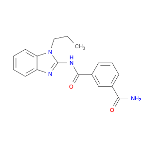 1-N-(1-propyl-1H-1,3-benzodiazol-2-yl)benzene-1,3-dicarboxamide