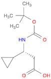 (R)-3-((tert-butoxycarbonyl)amino)-3-cyclopropylpropanoic acid
