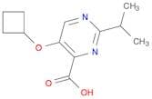 5-cyclobutoxy-2-(propan-2-yl)pyrimidine-4-carboxylic acid