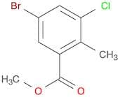 Methyl 5-Bromo-3-chloro-2-methylbenzoate