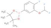 2-[3-(DIFLUOROMETHOXY)-4-FLUOROPHENYL]-4,4,5,5-TETRAMETHYL-1,3,2-DIOXABOR+