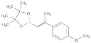 2-[2-(4-methoxyphenyl)prop-1-en-1-yl]-4,4,5,5-tetramethyl-1,3,2-dioxaborolane